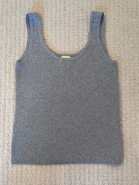 a new day Heather Gray Ribbed Knit Tank